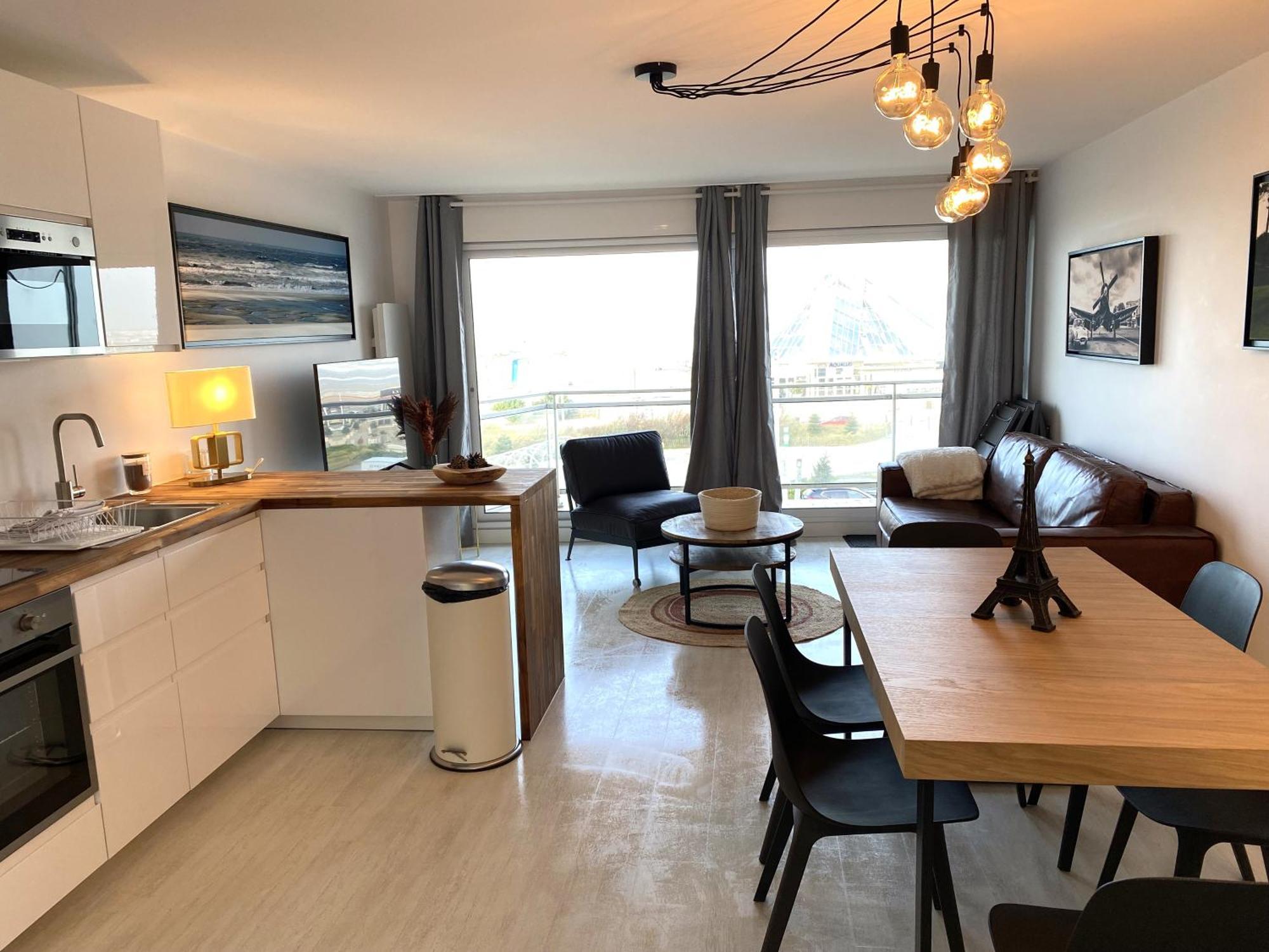 T2 Cabine Traversant Vue Front De Mer Le Touquet Paris-Plage Exterior foto
